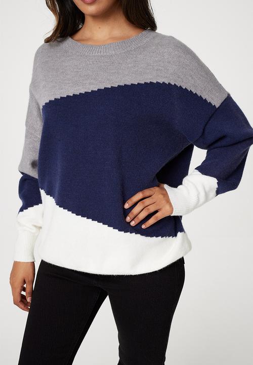 Stella Morgan - Colour Block Jumper Sweater - Multi