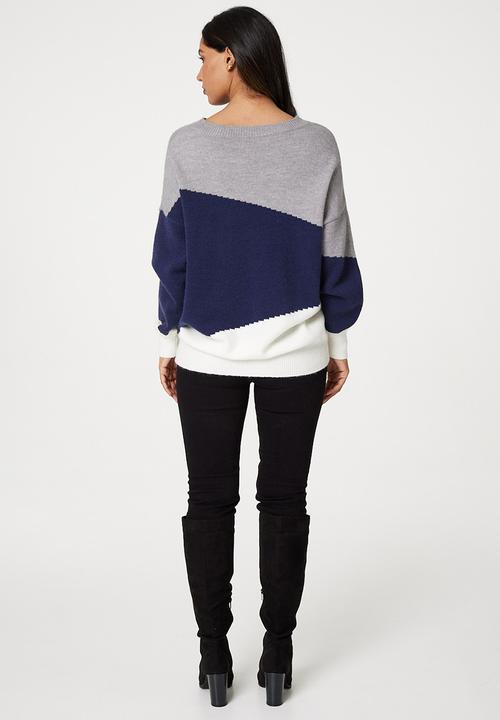 Stella Morgan - Colour Block Jumper Sweater - Multi