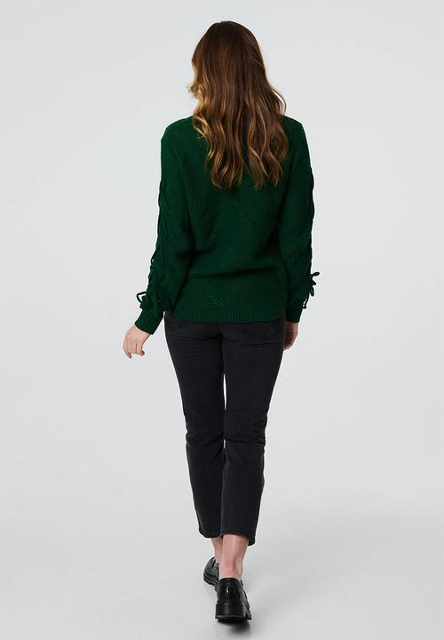 Stella Morgan - Crochet Knit Jersery - Green