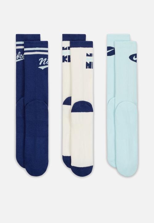 Nike - Nike Everyday Plus Crew Socks (3 Pairs) - Multi-Color