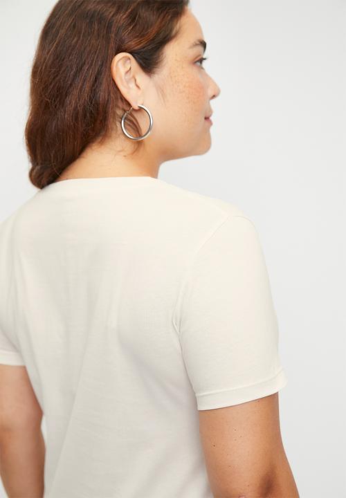 Calvin Klein - Plus 2-Pack Monologo Slim Tee - Ck Black / Ivory