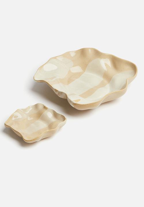 H&M - Terracotta tray - beige