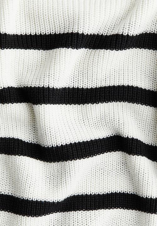 H&M - Rib-knit jumper - white,multi