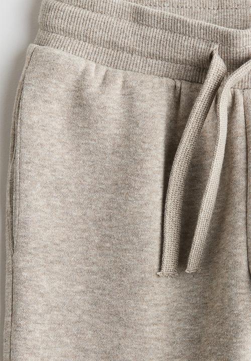 H&M - Brushed-inside joggers - beige