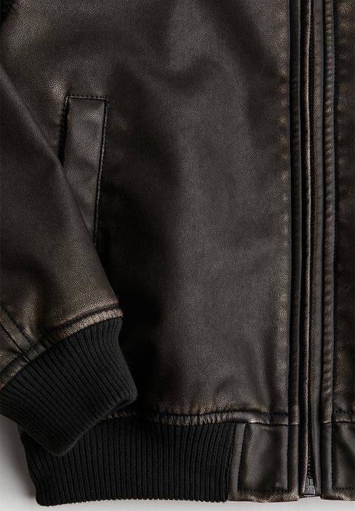 H&M - Coated bomber jacket - black