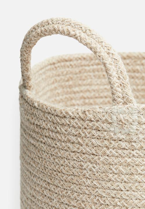 H&M - Cotton storage basket - beige