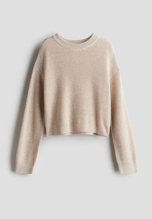 H&M - Rib-knit jumper - Light beige