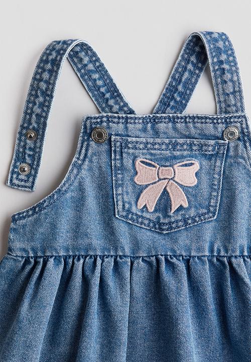 H&M - 2-Piece top and dress set - blue & white