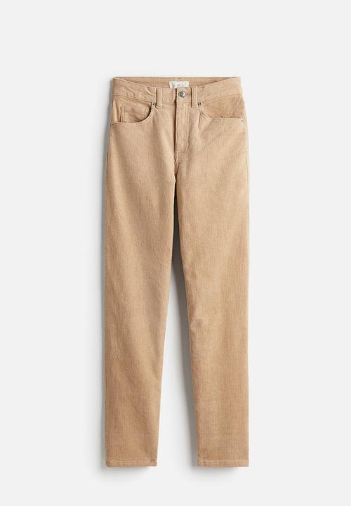H&M - Corduroy trousers - beige