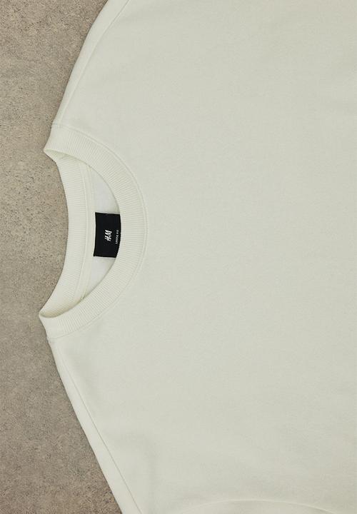 H&M - Loose fit sweatshirt - white