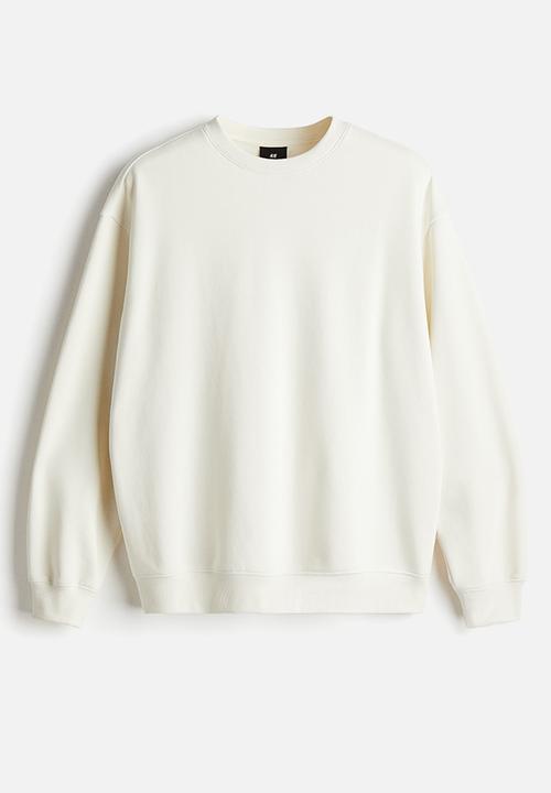 H&M - Loose fit sweatshirt - white