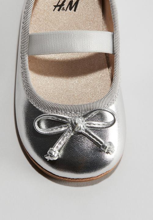 H&M - Ballet pumps - silver