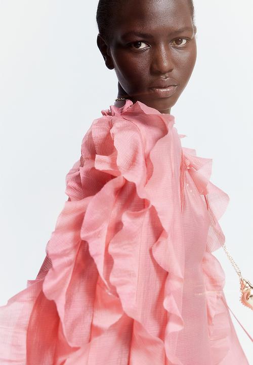 open lace back dress The White Lotus Season 3 (2025) Tanya McQuoid Women Pink Dress Cosplay  Costume main image 0