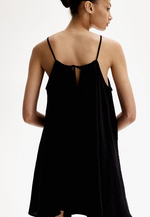 H&M - A-line throw-on dress - black