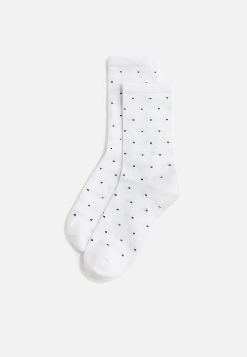 H&M - 7-Pack socks - white/spotted