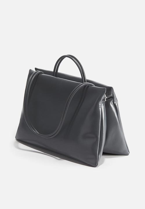 H&M - H&M Studio: Large padded bag - dark grey