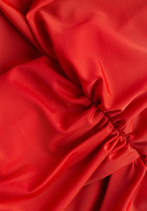 H&M - H&M Studio: Draped halterneck swimsuit - red