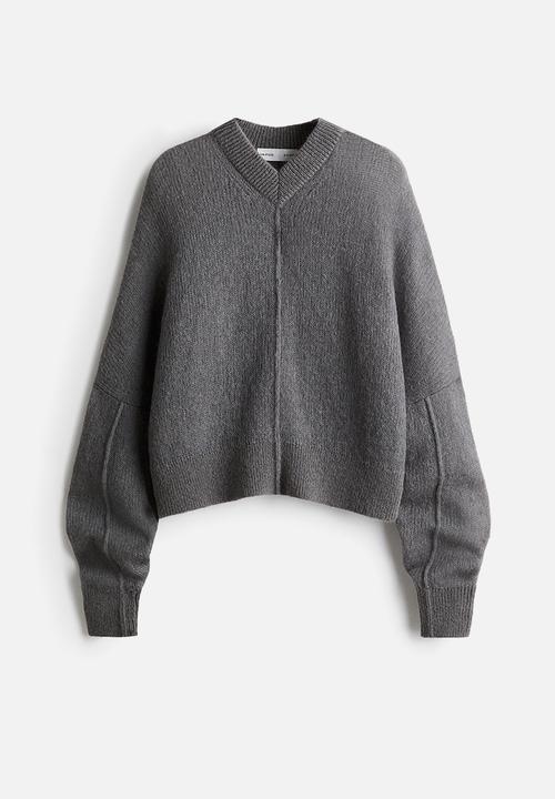 H&M - H&M Studio: Oversized mohair-blend jumper - grey