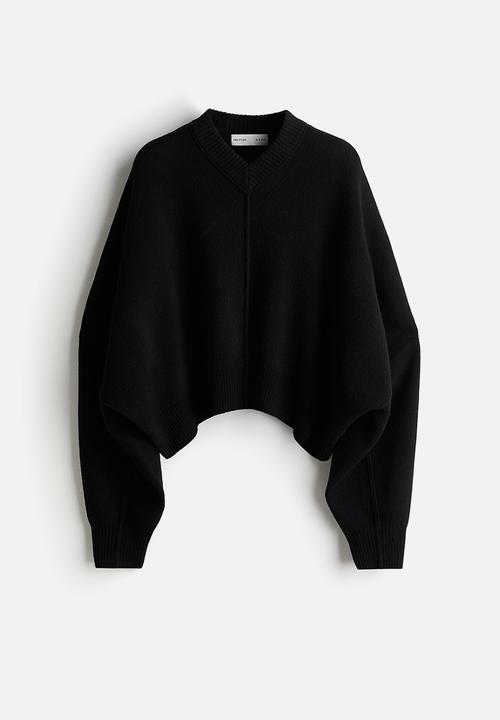 H&M - H&M Studio: Slouchy wool jumper - black
