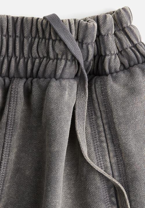 H&M - H&M Studio: Washed sweatshirt shorts - grey washed
