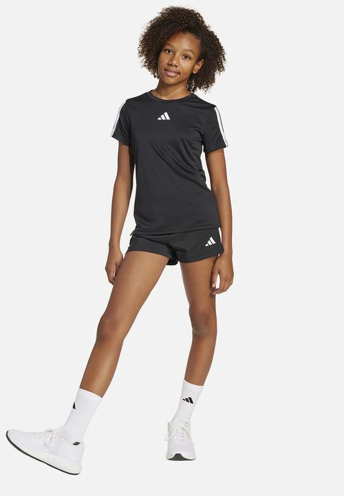 adidas Performance - Jg Tr-Es 3S Tee - Black/White