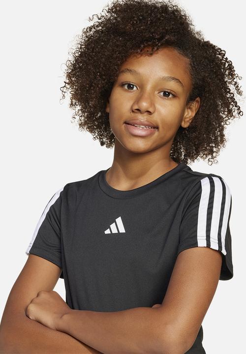 adidas Performance - Jg Tr-Es 3S Tee - Black/White