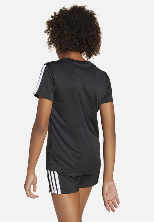 adidas Performance - Jg Tr-Es 3S Tee - Black/White