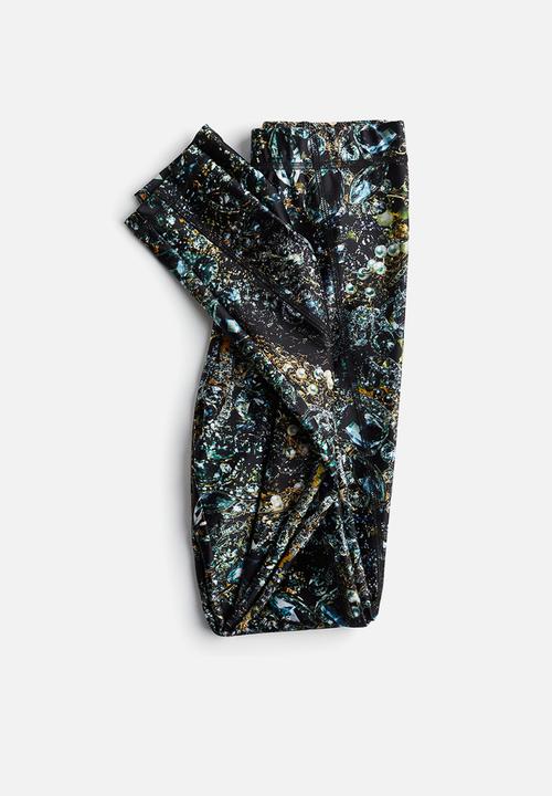 H&M - H&M Studio: Flatlock-seam leggings - black jewellery 