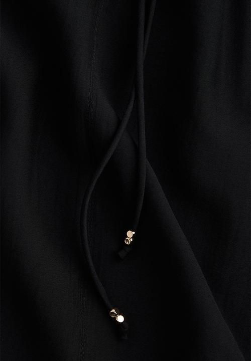 H&M - Balloon-sleeved dress - black