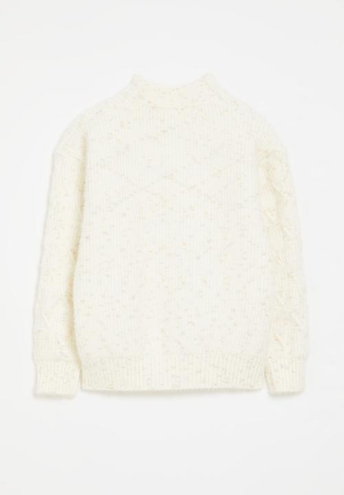 Pop Candy - Crew neck sweater - white