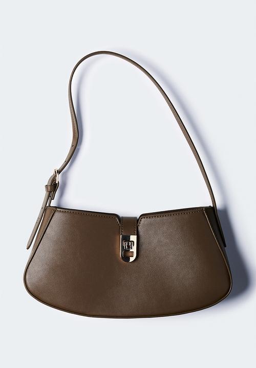 H&M - Small shoulder bag - dark beige
