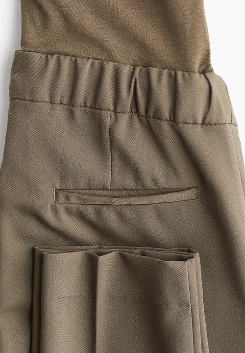 H&M - Mama tailored trousers - khaki beige