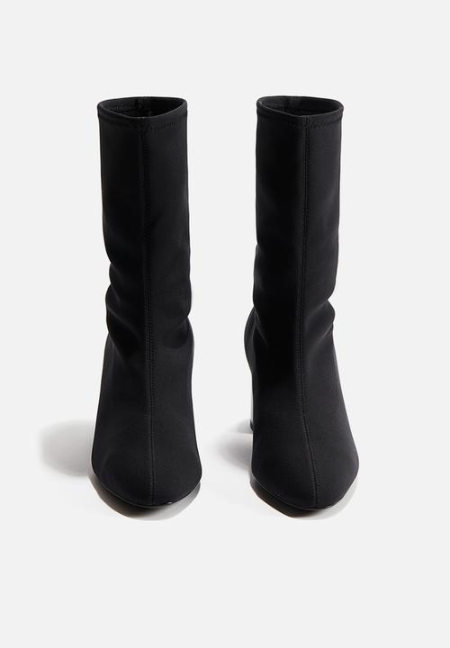 H&M - Ankle-high sock boots - black
