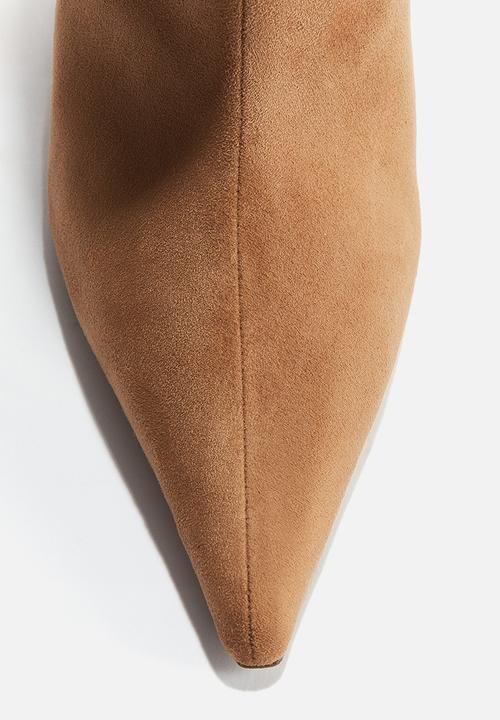 H&M - Heeled boots - dark beige