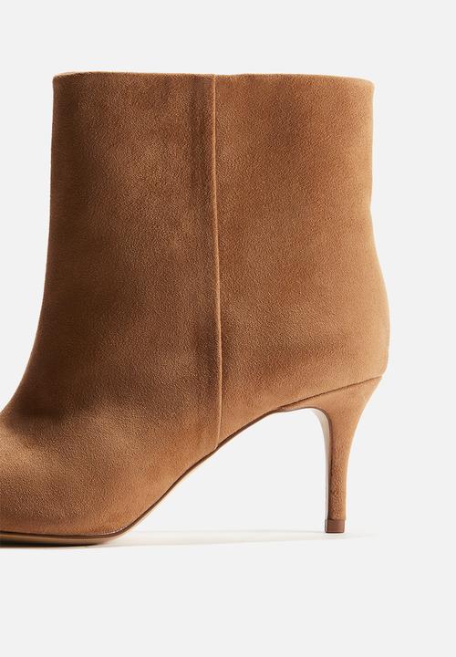 H&M - Heeled boots - dark beige
