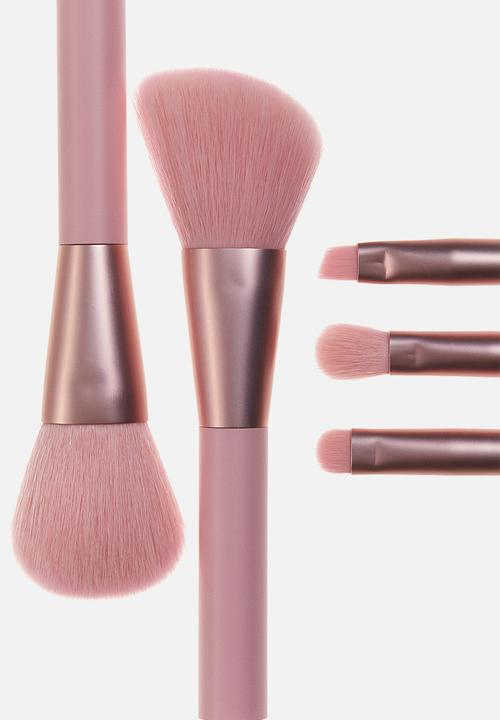 H&M - 5-pack make-up brushes - pink