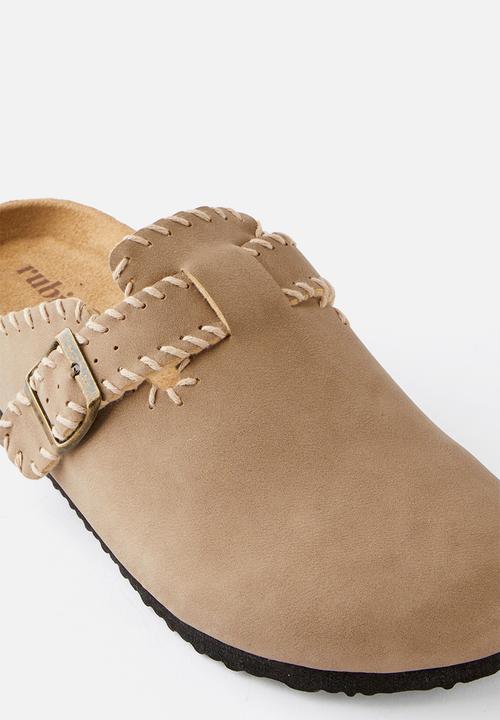 Cotton On - Rex buckle mule - roebuck whipstitch