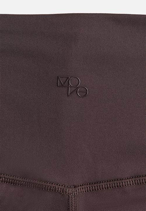 H&M - Yoga leggings in softmove™ - dark brown