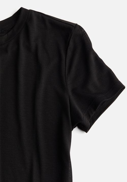 H&M - Fitted t-shirt - black