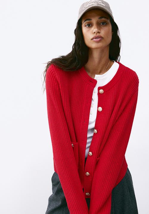 auralee RIB KNIT SHORT CARDIGAN レッド AURALEE 人気のアイテムが入荷！ 】｜ビームス ハウス 丸の内｜BEAMS