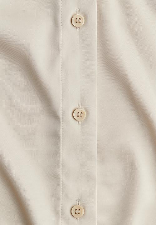 H&M - V-neck blouse - light beige