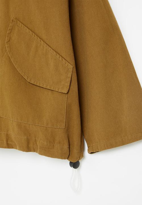 Pop Candy - Hooded jacket-mustard
