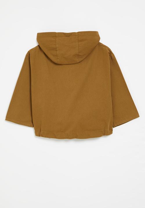 Pop Candy - Hooded jacket-mustard