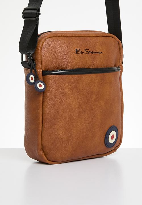 Ben Sherman - Cross Body PU Lea Bag - Tan
