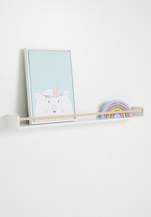 Native Decor - Large Perry bookshelf - white