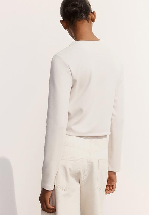 H&M - Jersey cardigan - light beige