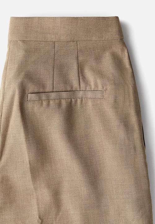 H&M - Crease-leg trousers - beige
