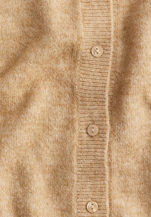 H&M - Fine-knit cardigan - beige marl
