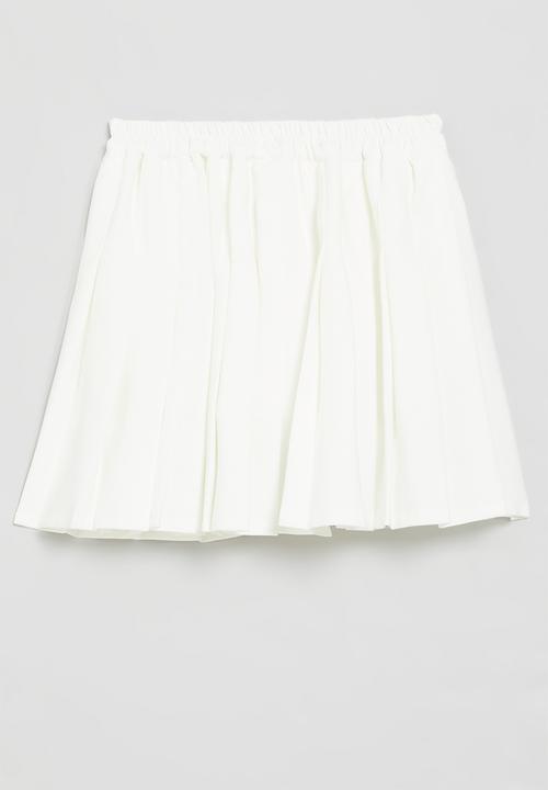 Pop Candy - Pleated skirt - pure white