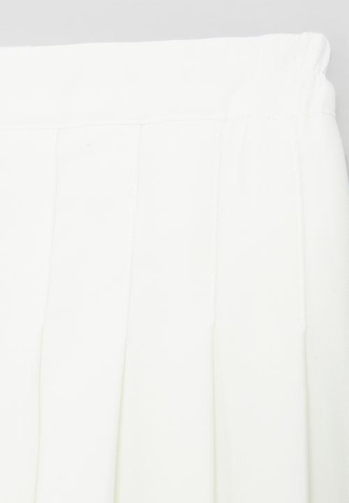 Pop Candy - Pleated skirt - pure white